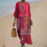 Fließendes langes Kleid – chic und bequem