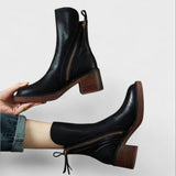 Carina | Leder-Stiefeletten