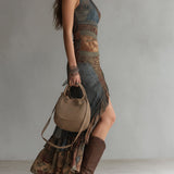Lina | Maxikleid mit Blumenmuster Vintage