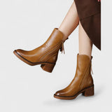 Carina | Leder-Stiefeletten