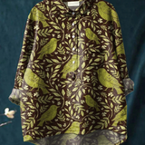 Rose | Legeres T-Shirt im Vintage-Stil mit Blumenmuster