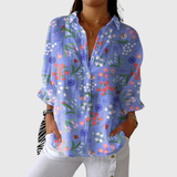 Larissa | Leichte farbenfrohe Bluse mit Print