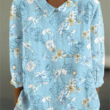 Hannah-Martha | Künstlerische Bluse mit Print