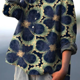 Martha | Legere Damenbluse im floralen Vintage-Stil