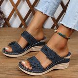 Charlotte | Bequeme Keilsandalen