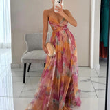Ruth | Zauberhaftes Maxikleid mit Blumenprint