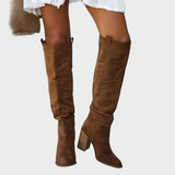 Caroline | Orthopädische kniehohe Lederstiefel