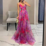 Ruth | Zauberhaftes Maxikleid mit Blumenprint