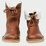Berta | Wasserdichte Herren-Lederstiefel mit Wollfutter