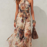 Frieda | Midikleid mit zart mit Blumenmuster Vintage