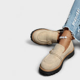 Nicole | Lässige Loafer mit runder Spitze