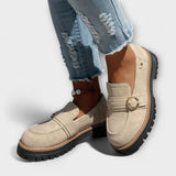 Nicole | Lässige Loafer mit runder Spitze