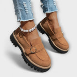 Nicole | Lässige Loafer mit runder Spitze