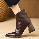 Delia | Luxuriöse Stiefeletten mit mittelhohem Absatz